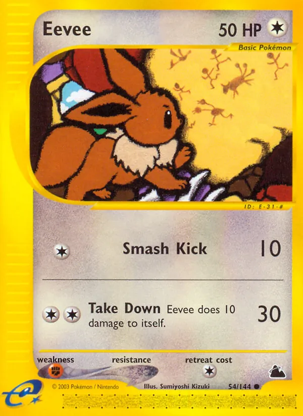 Eevee #54 – Skyridge card