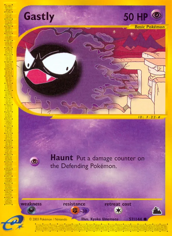 Gastly #57 – Skyridge card