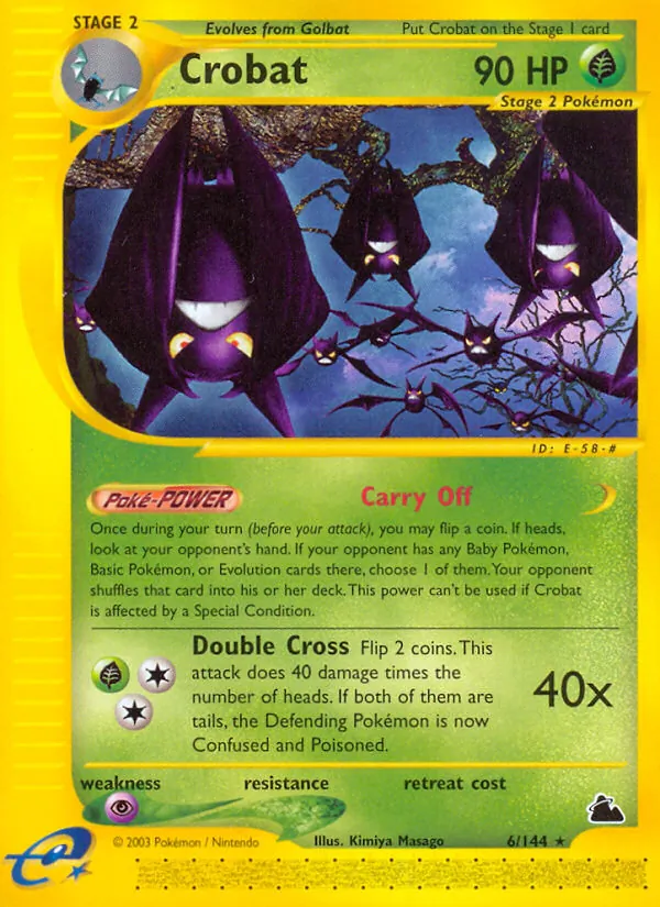 Crobat #6 – Skyridge card