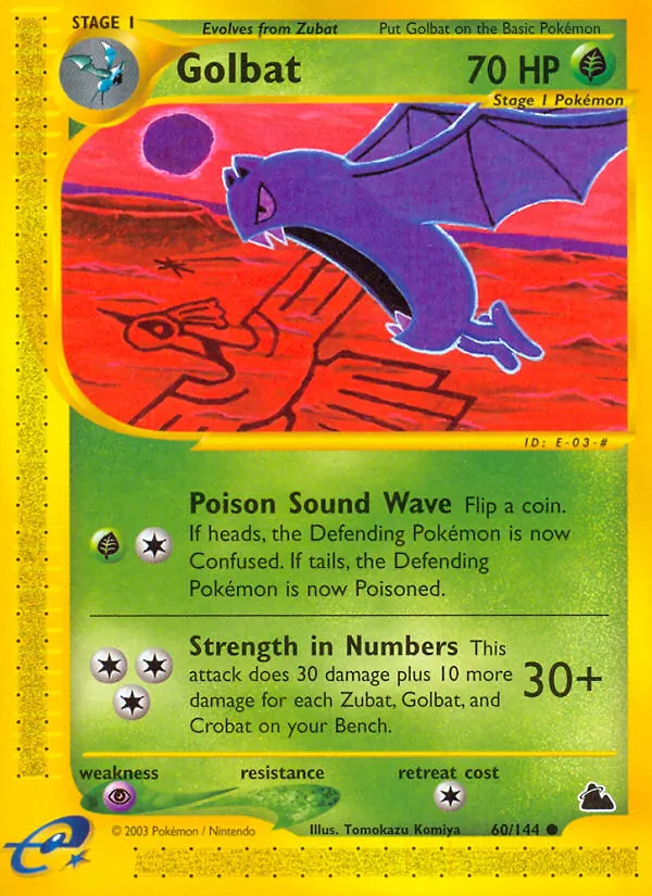 Golbat #60 – Skyridge card