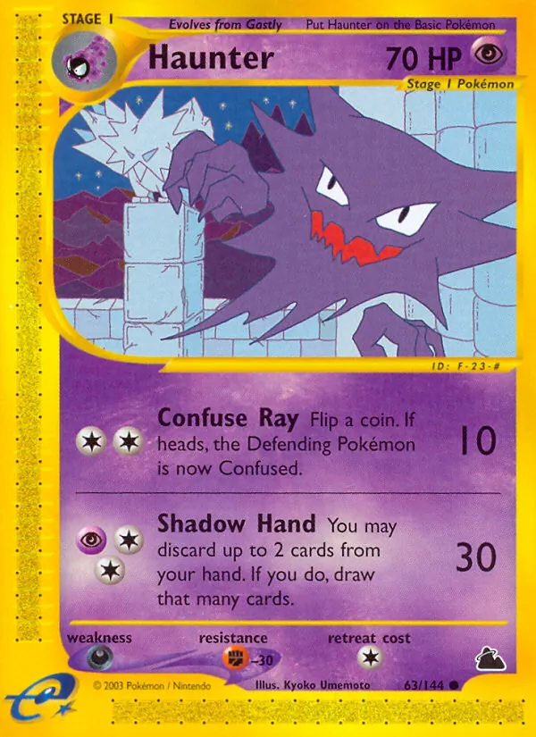 Haunter #63 – Skyridge card
