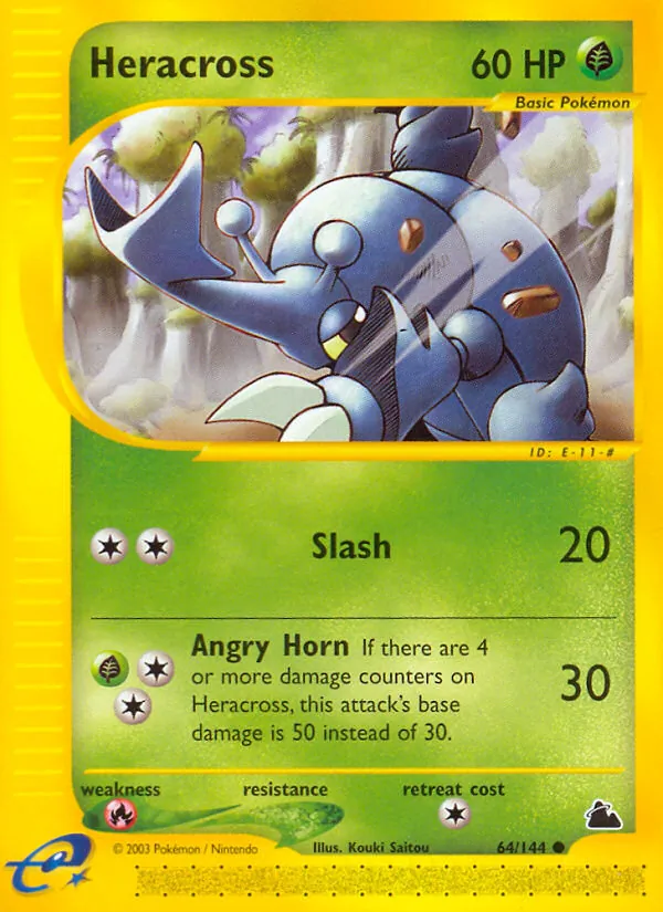 Heracross #64 – Skyridge card