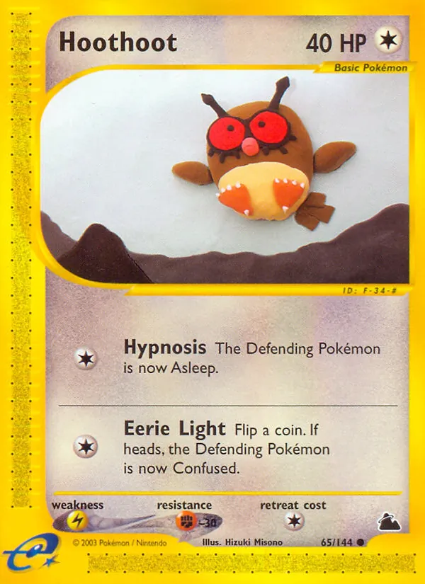 Hoothoot #65 – Skyridge card