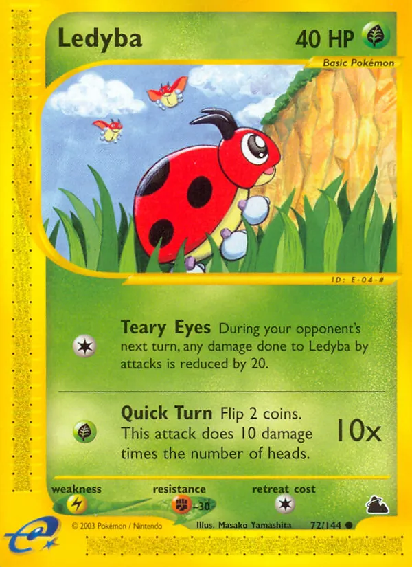 Ledyba #72 – Skyridge card
