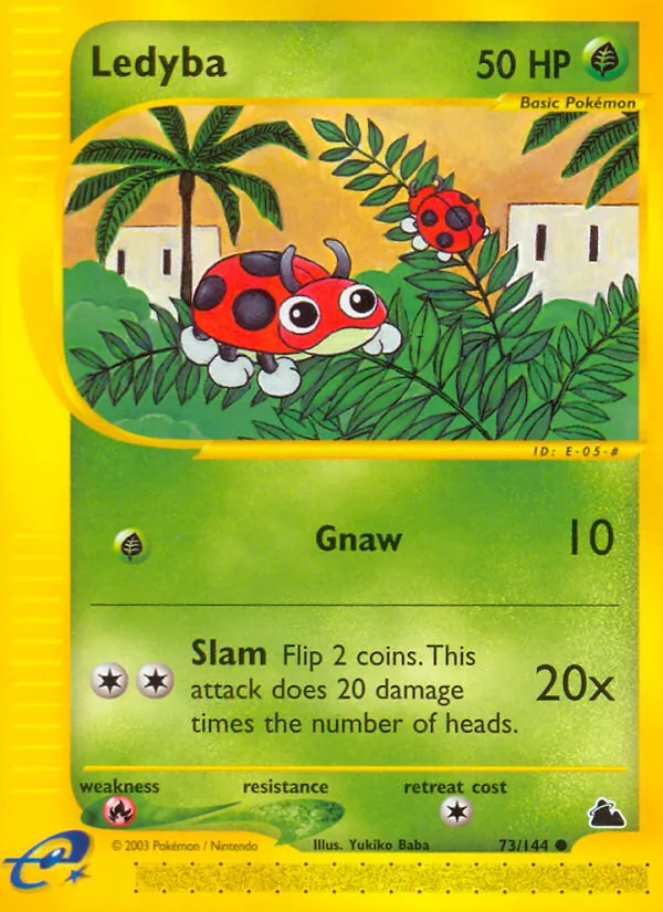 Ledyba #73 – Skyridge card