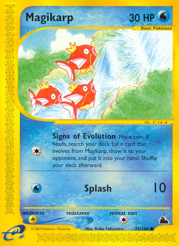 Magikarp #75 – Skyridge card
