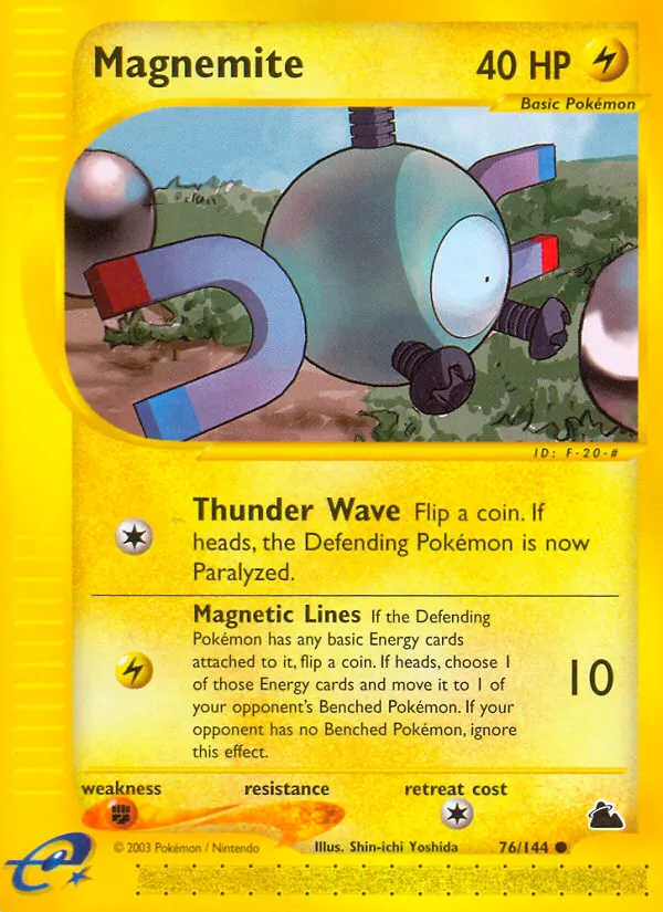 Magnemite #76 – Skyridge card