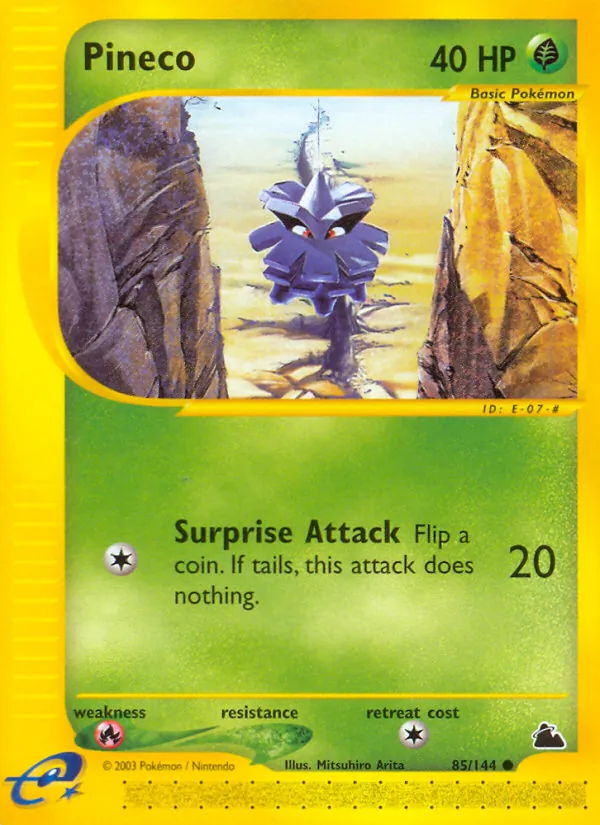 Pineco #85 – Skyridge card