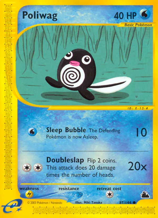 Poliwag #87 – Skyridge card