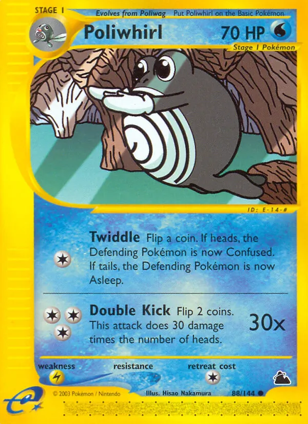Poliwhirl #88 – Skyridge card