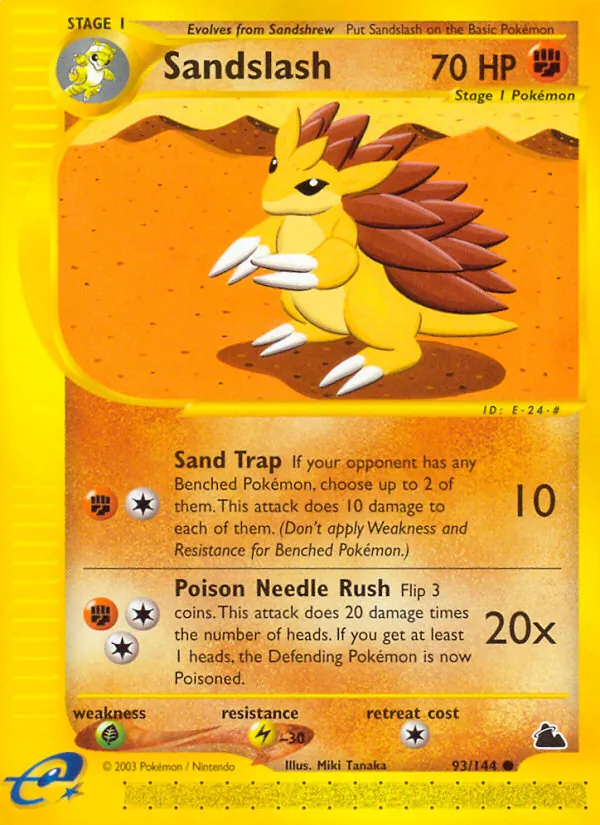 Sandslash #93 – Skyridge card