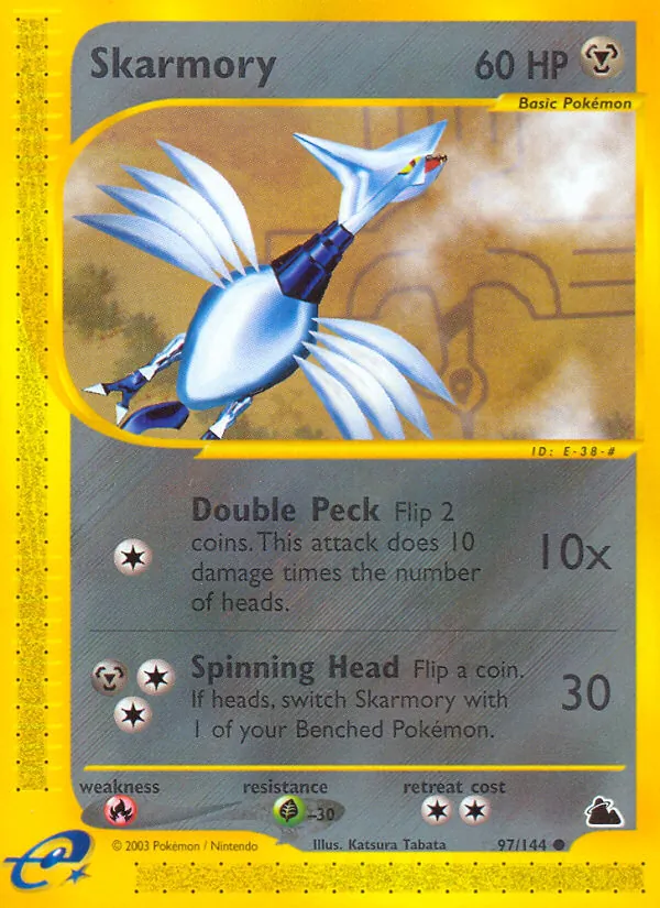Skarmory #97 – Skyridge card