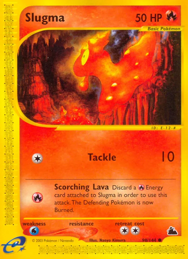Slugma #98 – Skyridge card