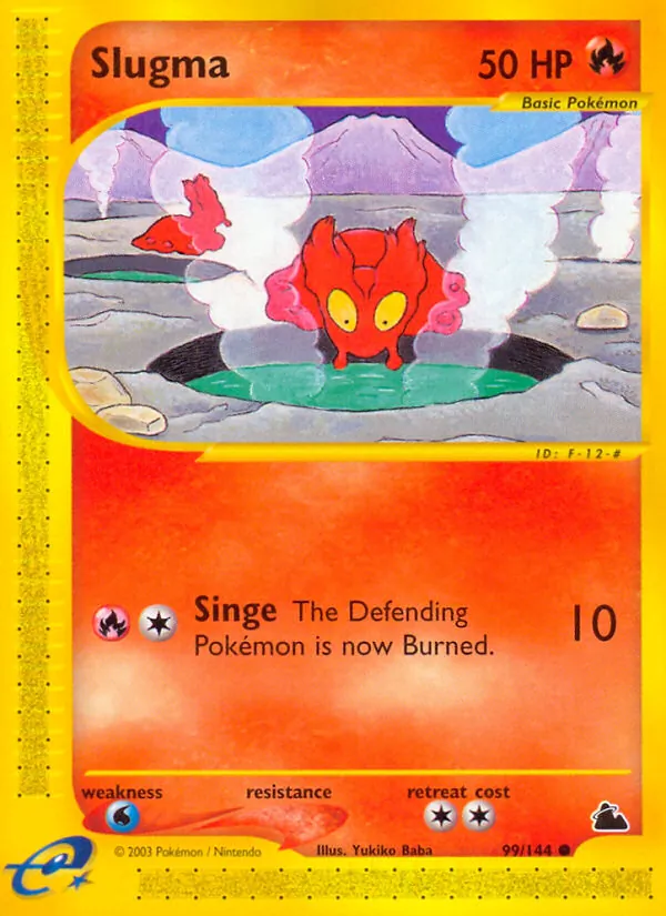 Slugma #99 – Skyridge card