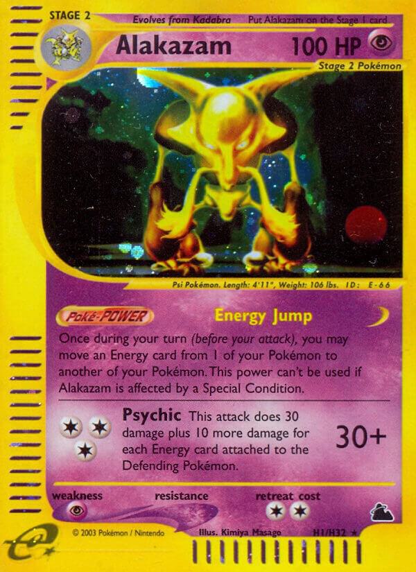 Alakazam #H01 – Skyridge card