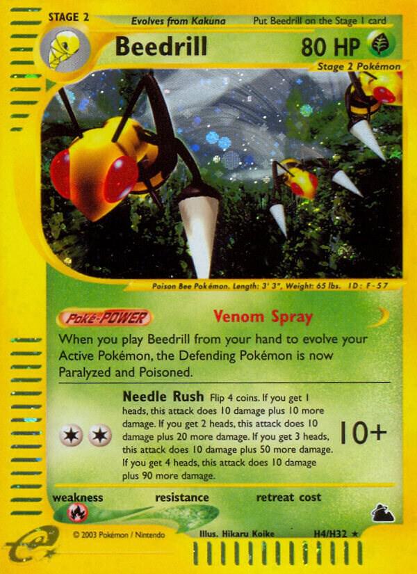 Beedrill #H04 – Skyridge card