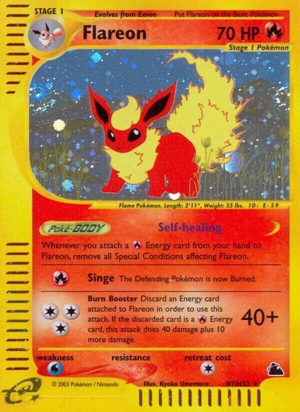 Flareon #H07 – Skyridge card