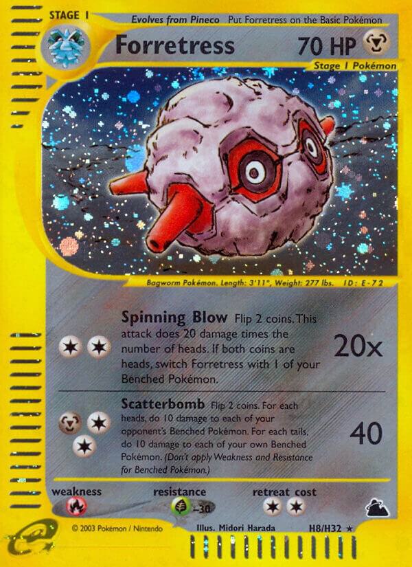 Forretress #H08 – Skyridge card