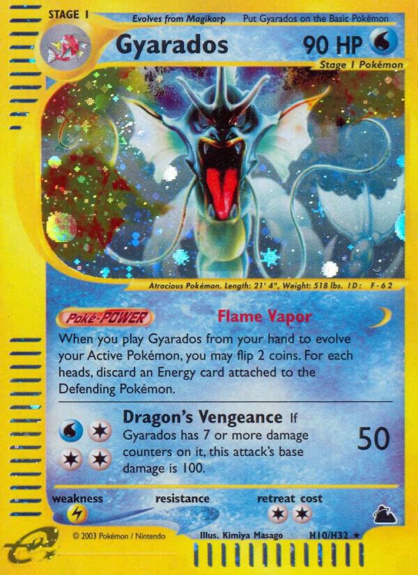 Gyarados #H10 – Skyridge card