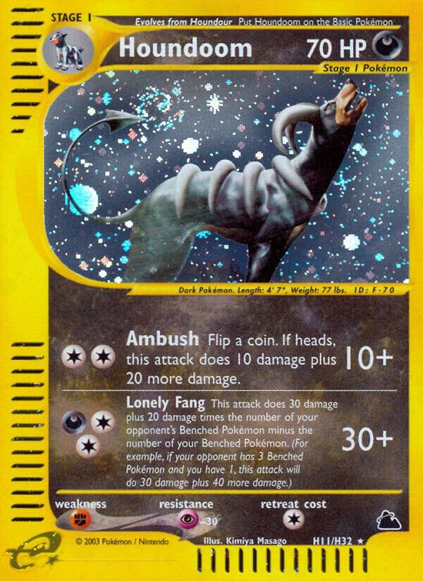 Houndoom #H11 – Skyridge card