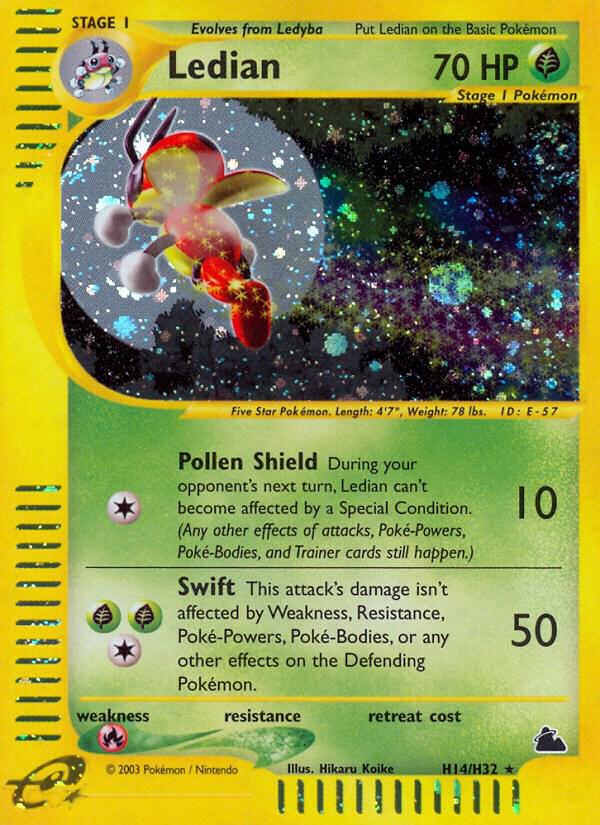 Ledian #H14 – Skyridge card