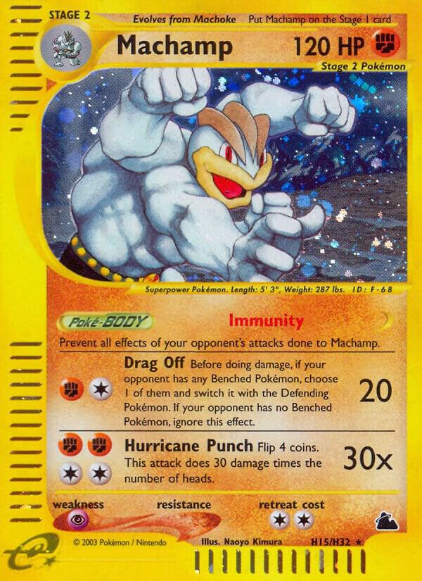 Machamp #H15 – Skyridge card
