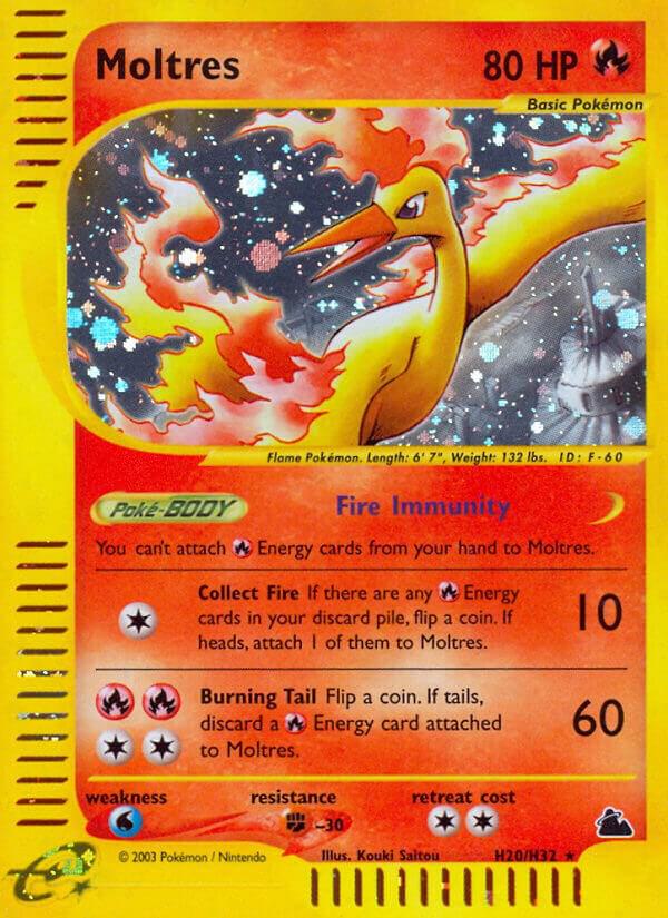 Moltres #H20 – Skyridge card