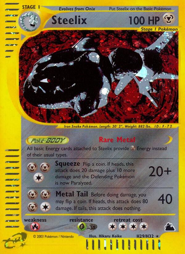 Steelix #H29 – Skyridge card