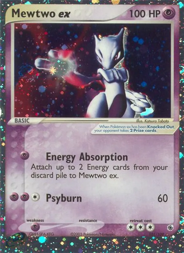 Mewtwo ex #101 – Ruby & Sapphire card