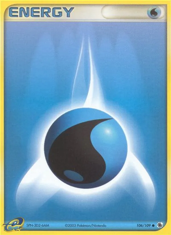 Water Energy #106 – Ruby & Sapphire card