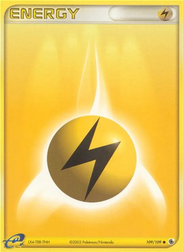 Lightning Energy #109 – Ruby & Sapphire card