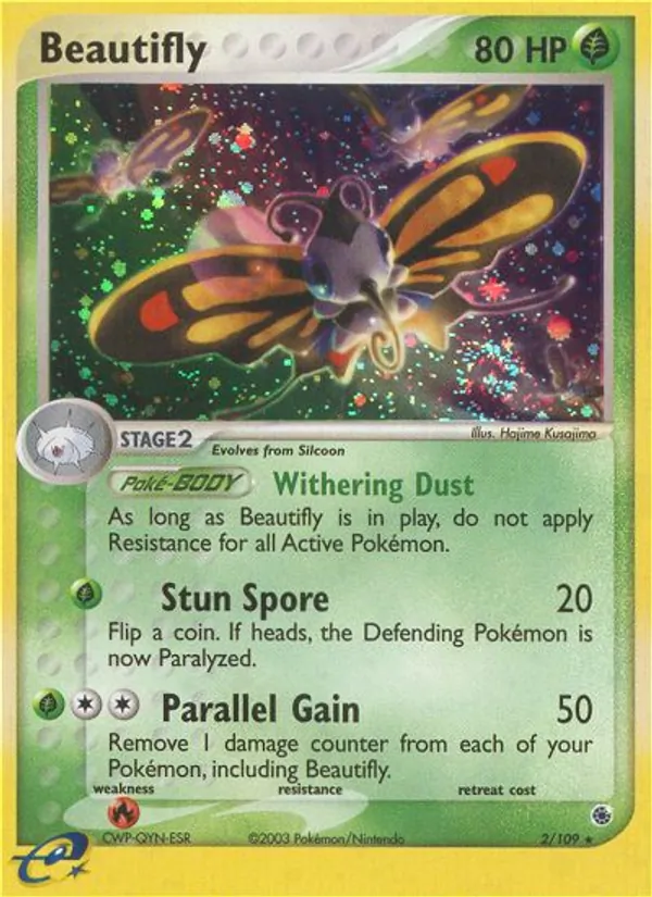 Beautifly #2 – Ruby & Sapphire card