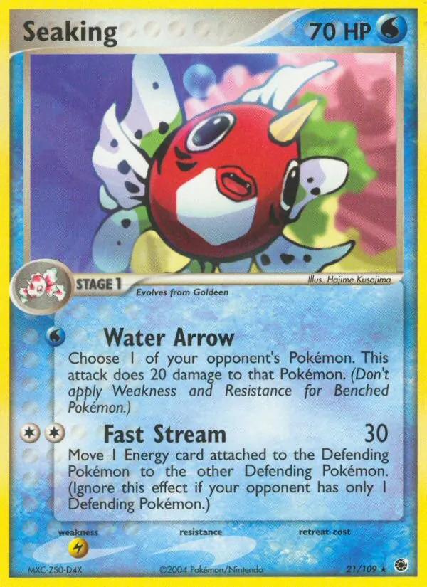 Seaking #21 – Ruby & Sapphire card