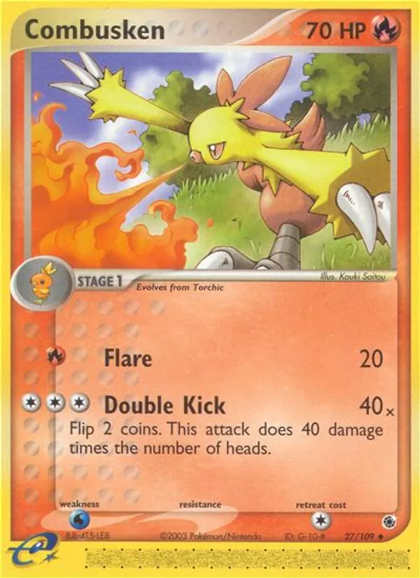 Combusken #27 – Ruby & Sapphire card