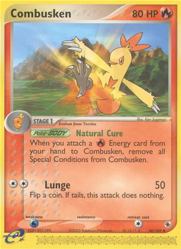 Combusken #28 – Ruby & Sapphire card