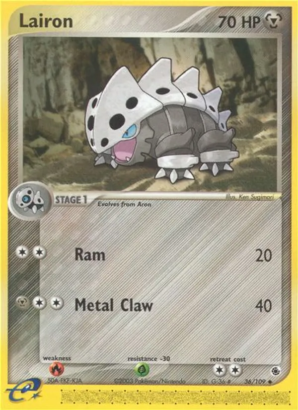 Lairon #36 – Ruby & Sapphire card