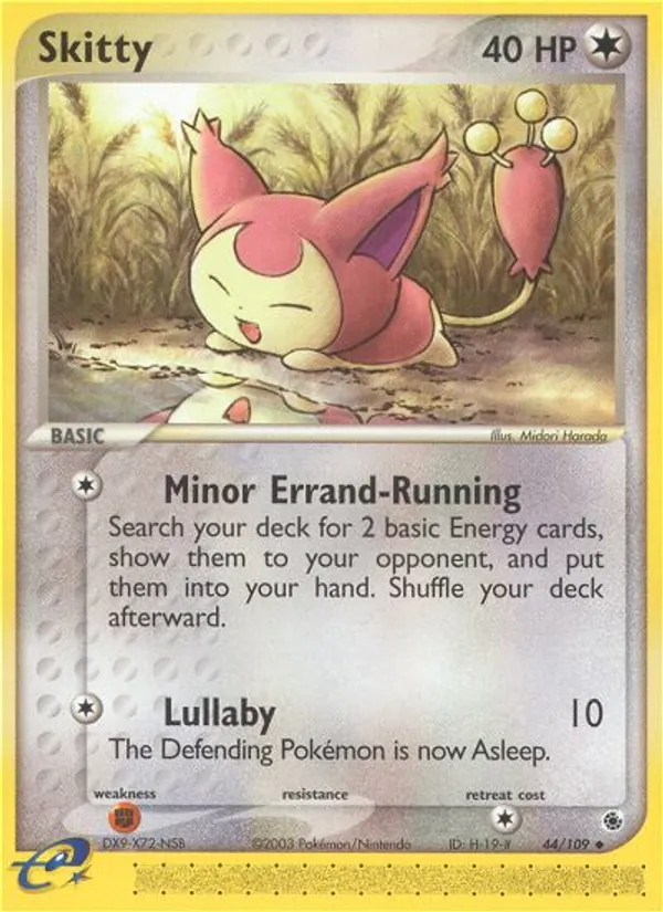 Skitty #44 – Ruby & Sapphire card