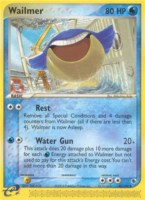 Wailmer #48 – Ruby & Sapphire card