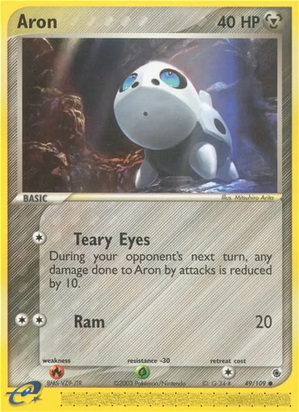 Aron #49 – Ruby & Sapphire card
