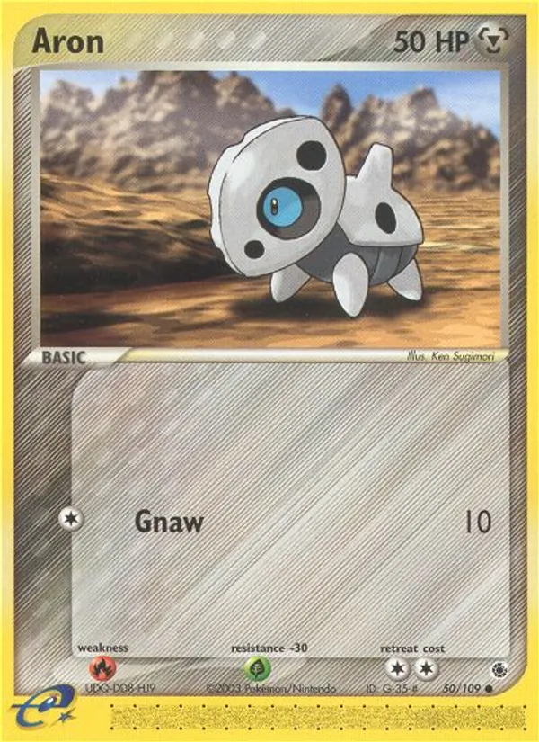 Aron #50 – Ruby & Sapphire card