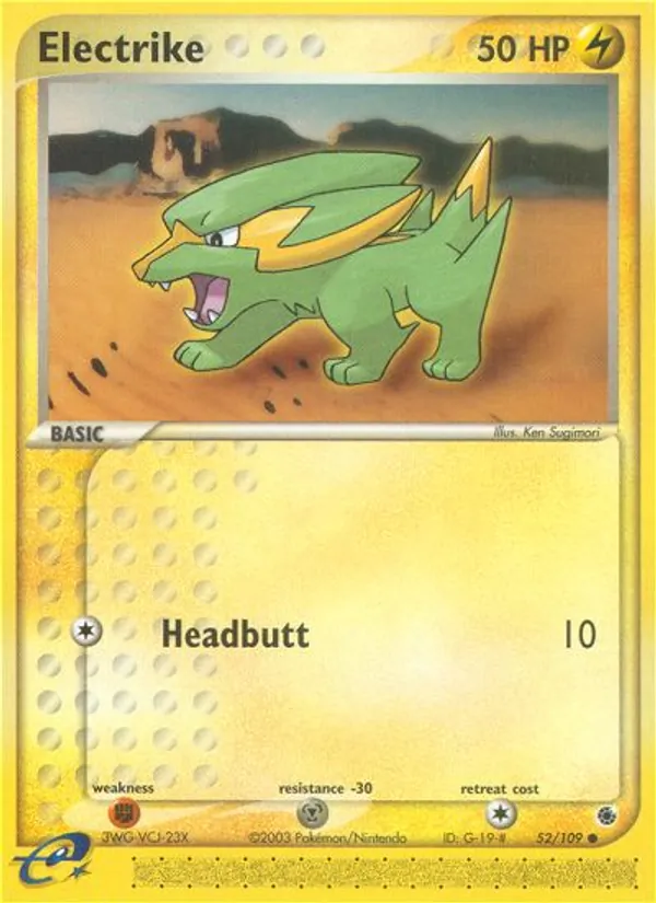 Electrike #52 – Ruby & Sapphire card