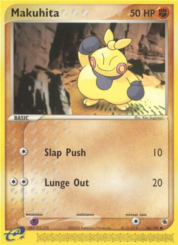 Makuhita #56 – Ruby & Sapphire card