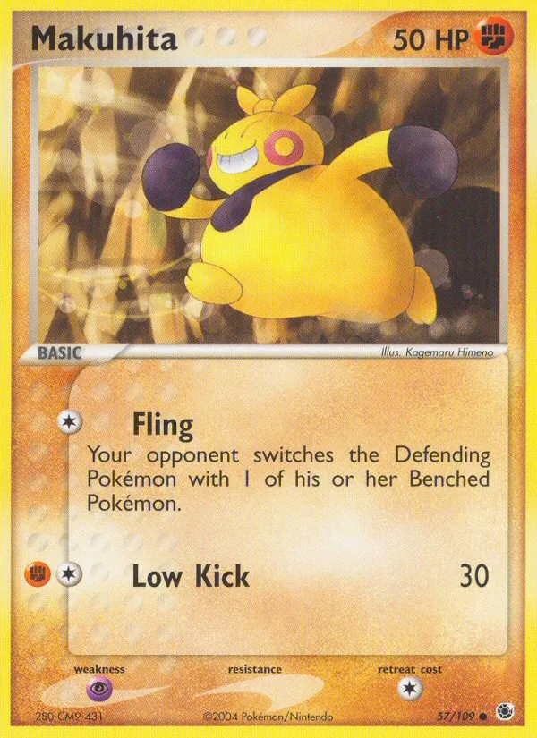 Makuhita #57 – Ruby & Sapphire card