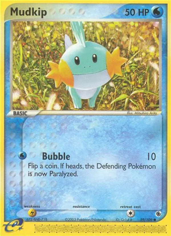 Mudkip #59 – Ruby & Sapphire card