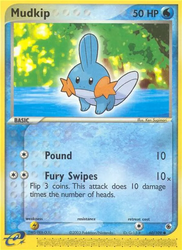 Mudkip #60 – Ruby & Sapphire card