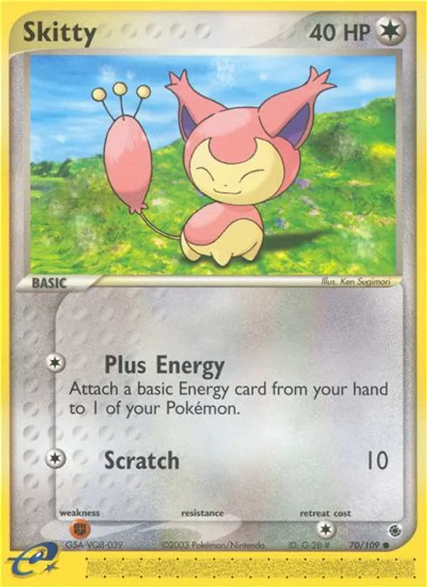 Skitty #70 – Ruby & Sapphire card