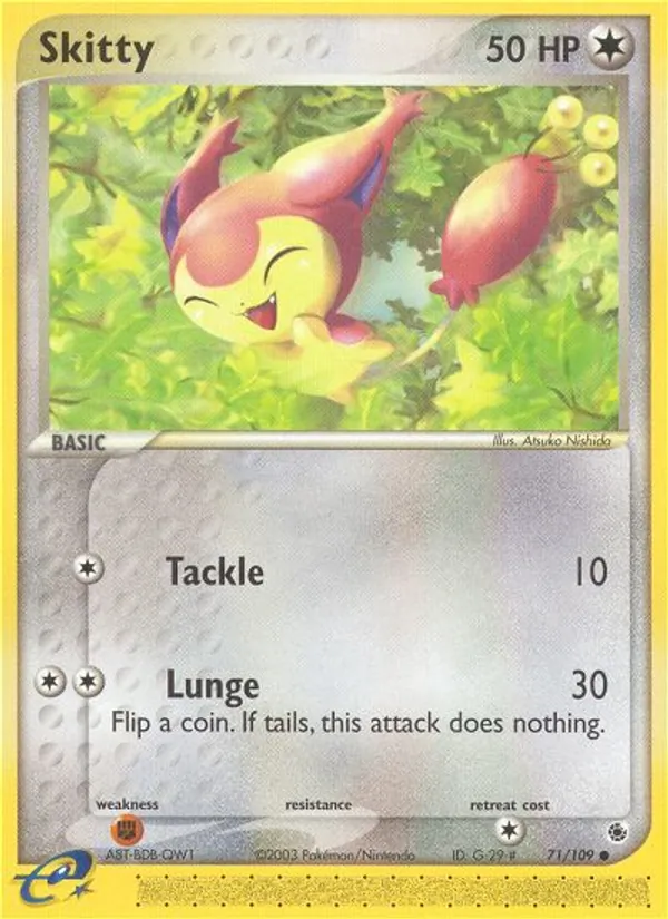 Skitty #71 – Ruby & Sapphire card