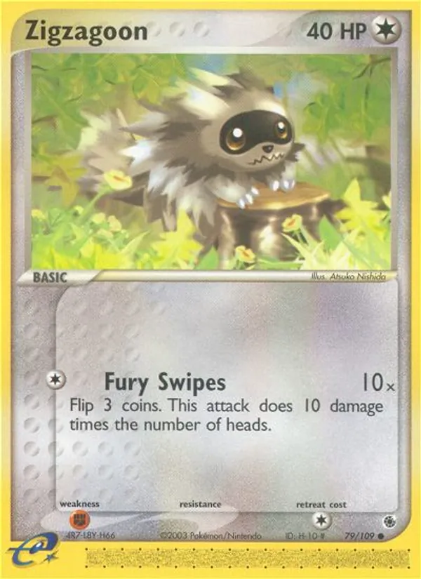 Zigzagoon #79 – Ruby & Sapphire card