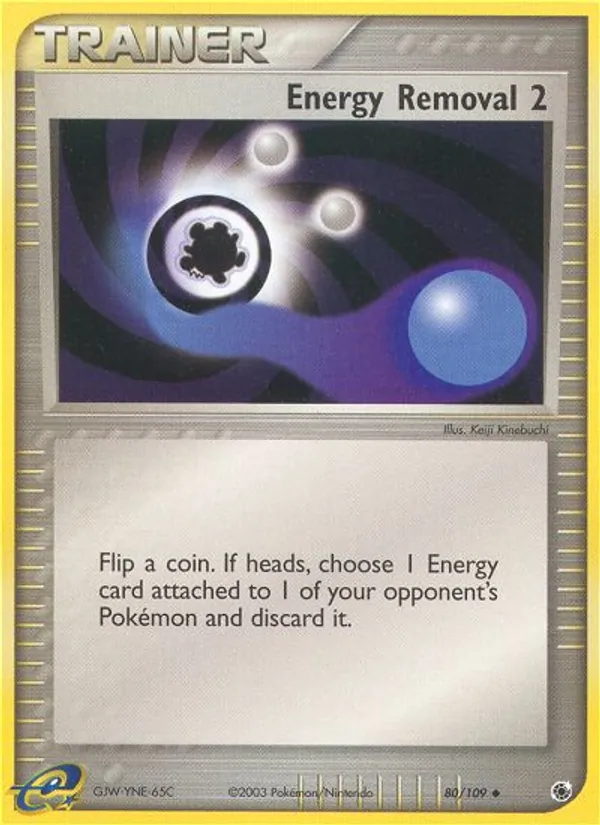 Energy Removal 2 #80 – Ruby & Sapphire card