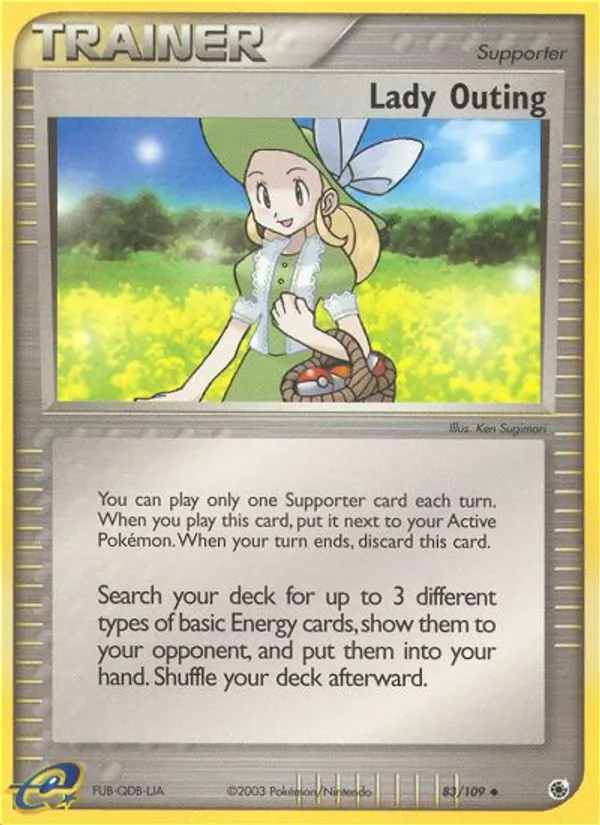 Lady Outing #83 – Ruby & Sapphire card